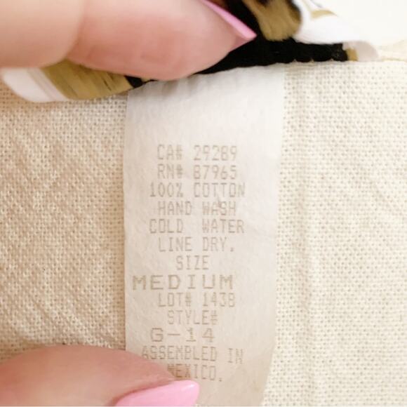 Elan 2 PC Set Cream Sleeveless Crop Top and Tie Front Wide Leg Pants Medium - Picture 6 of 12